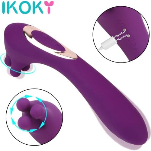 IKOKY Vaginal Clitoral Massager Tentacle Massager 9 Speed G Spot Sex Products Sex Toys for Women Erotic Toys 360° Rotating Head
