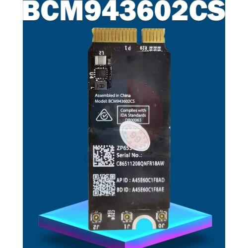 WiFi Bluetooth Card 653-0194 BCM943602CS for Macbook Pro 13" A1502 A1398 2015 EMC 2909 2910 2678WiFi Bluetooth Card