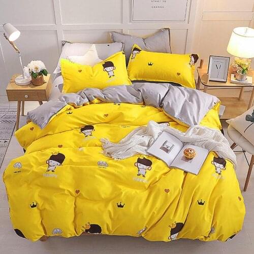 40Couple Bedding Set Egyptian Cotton Bed Sheets and Pillowcases Beding Set Bedspread for Bed Super Queen King Size Duvet Cover