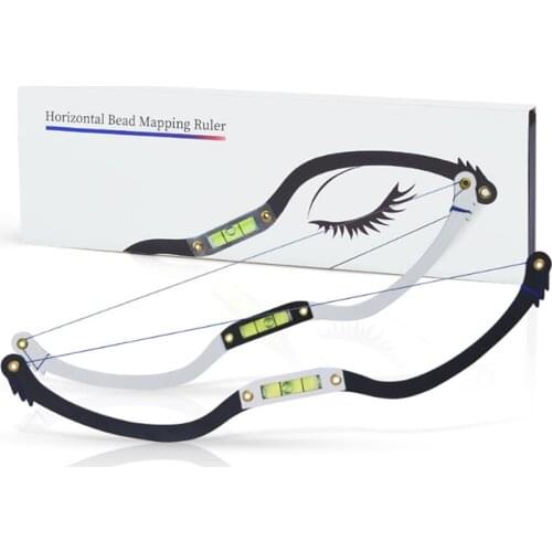 Permanent Makeup Pre-inked Eyebrow Line Mark Ruler Microblading Mapping String Ruler Brow Positioning Tool Accessory Supply