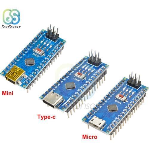 Nano 3.0 Atmega328P Controller Module Compatible Board CH340 USB Driver Development Board For arduino Mini/Micro/Type-C USB