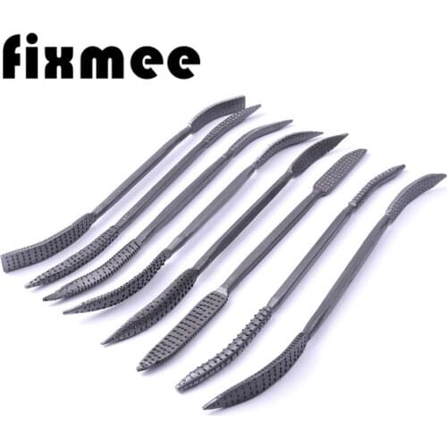 Wood rasp file Set 8pc 200mm wood carving rifler rasping double ended