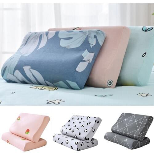 Cotton Pillowcase Comfortable Bedroom Sleeping Memory Foam Latex Pillows Case 50*30cm/60*40cm Adult Kids Pillow Cover