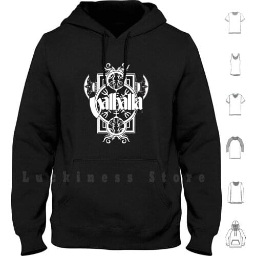 Valhalla Clothing : The Midguard Serpent hoodies long sleeve Odin Norse Nordic God Hammer Axe Kill Death Snake