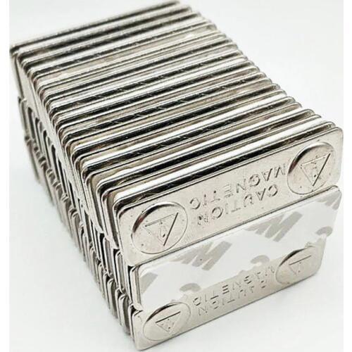 10pcs Strong Magnetic Name Tags Badge Metal Fastener ID Card Durable Attachment Holder DQ-Drop