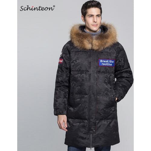 Мужские пуховики с капюшоном Schinteon China At AliExpress