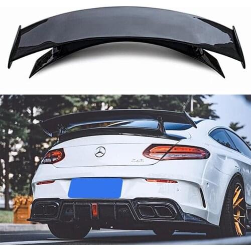 High Quality ESPRIT GT STYLE REAL CARBON FIBER REAR WING TRUNK LIP SPOILER FOR Mercedes Benz W205 Coupe AMG 2016-2022