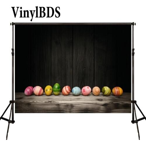 VinylBDS Easter Background Wood Floor Wall Photography Backdrops Wedding Backdrops Customize Seamless Photo For Studio Custom