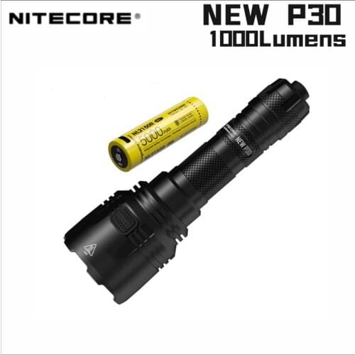 NITECORE NEWP30 Flashlight 1000 Lumens Utilizes a CREE XP-L HI V3 LED Rechargeable Spotlight Ultra Led Light For Outdoor Lightin