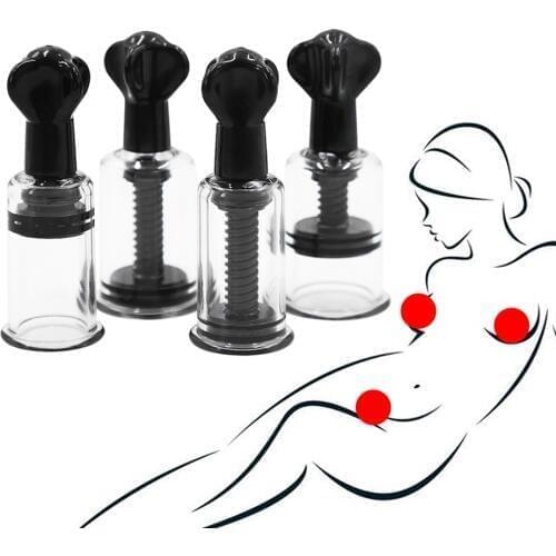 1/2PCS Female Nipple Sucker Breast Suction Cups Nipples Massager Stimulator Vacuum Pump Sex Toys For Women Masturbator Sex Shop