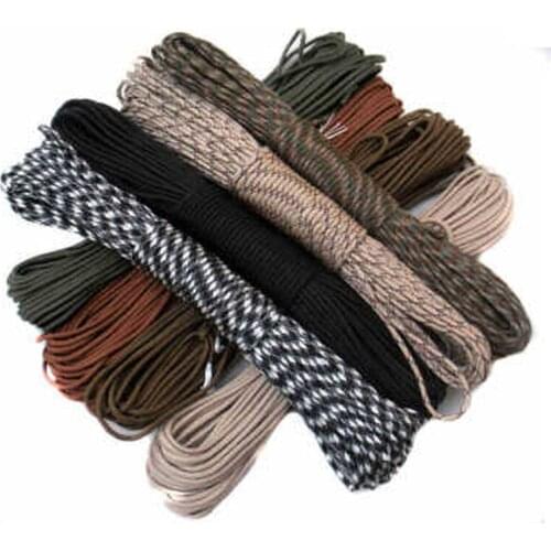 100m Paracord Cores Paracord for Survival Paracorde Cord Lanyard Camping Climbing Rope Hiking Tent Rope Guyline Mil Spec Type