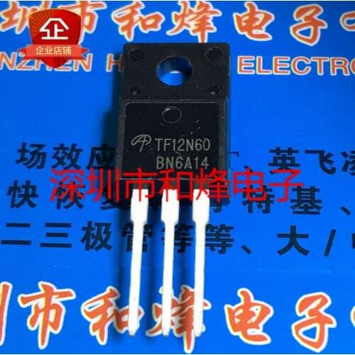 100% New&original TF12N60 AOTF12N60 TO-220F 600V 12A