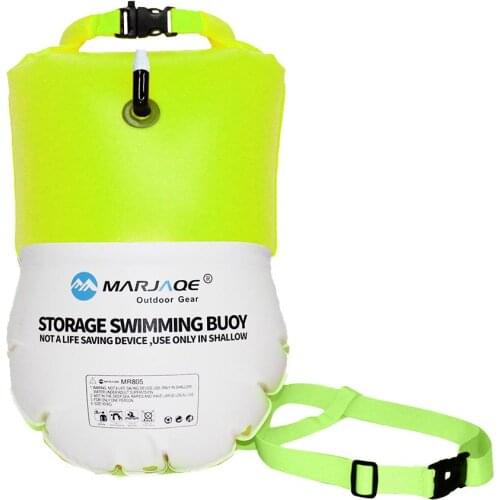 20L Safety Swimming Buoy Safety Float Air Dry Bag Inflatable Float Bag Lifesaving Buoy For Water Sport Buoy For Swimming Bags