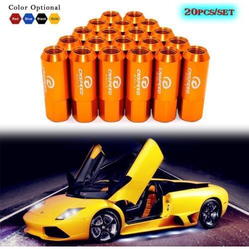 20pcs Car Wheel Nut Caps M14X1.5 60mm Universal Car Wheel Nuts Professional Automobile Refited Innova Wheel Nut Caps for Car