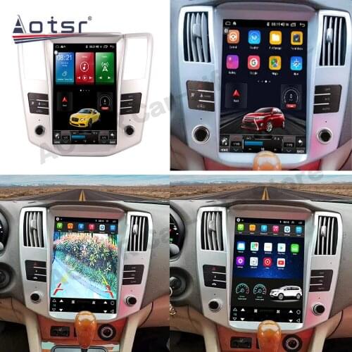 Tesla Screen Android Multimedia Radio Receiver For Lexus RX300 RX330 RX350 2004-2007 Car GPS Audio Stereo Video Player Head Unit