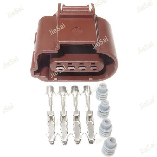 4 Pin 8K0 973 704A Car Pressure Oxygen Sensor Plug Waterproof Connector 8K0973704A For VW Audi