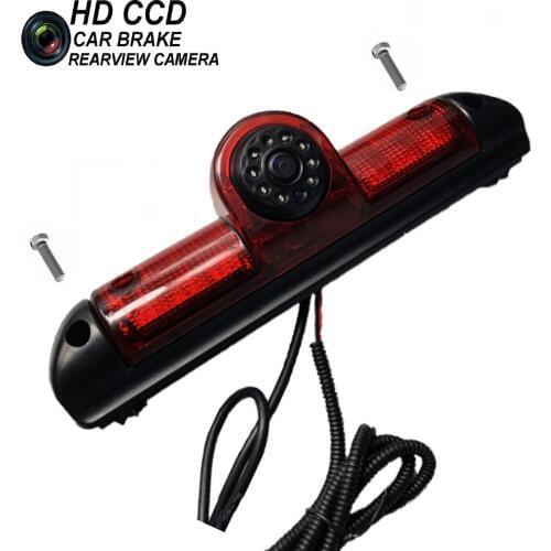 Car Brake Light Led Rear View Reverse Camera for FIAT DUCATO Citroen JUMPER Peugeot BOXER Parking Backup Vehicle Camera IR light