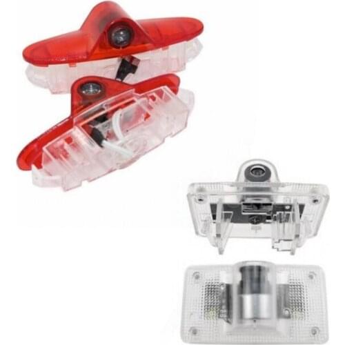 2pcs Car Led Logo Door Light For Renault Koleos Laguna Magane Latitude Talisman Laser Projector Ghost lamp Welcome Light