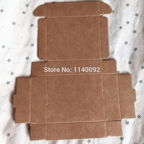 Free shipping 50 pcs a lot 8.5x7x2.3cm retro kraft packing box/big size flat paper pen case/note collection box/useful cardcase