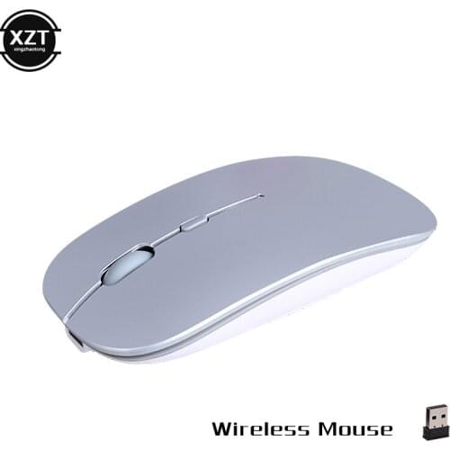 2.4G Receiver Wireless Mouse Silent Mouse Computer PC Mause Rechargeable Built-in Battery 2400 DPI USB Optical Mice Ergonomic