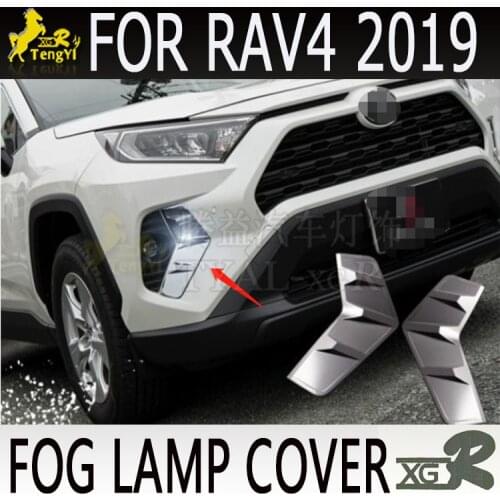 Xgr front fog lamp cover decorative car accessory for RAV4 2019 ADVENTURE