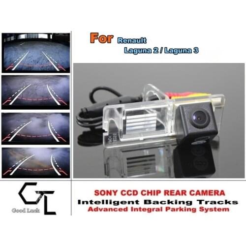 For Renault Laguna 2 / Laguna 3 2007 ~ 2015 Smart Backing Tracks Camera / CCD Night Vision / Rear View Parking Reverse Camera