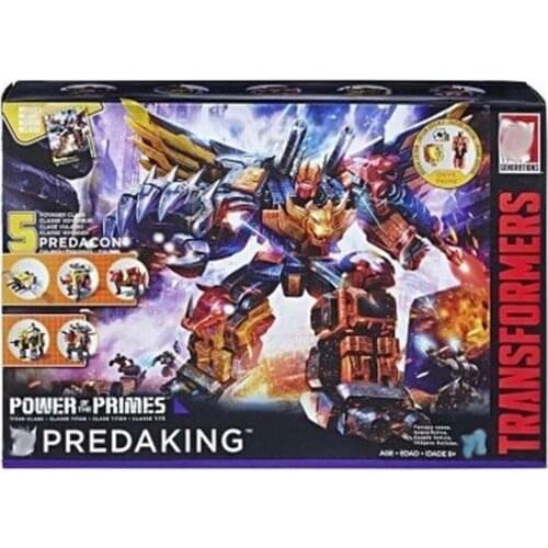 Hasbro Transformers Power Van De Primes Optronix Transformers Titan Niveau PP31 Predaking Action Figure Gemonteerd Model Gift