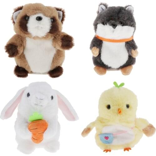 Talking Repeating Animal Toy Repeats What You Say - Stuffed Plush Animal Toy