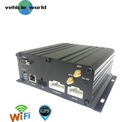 H.264 6Ch 1080P AHD 2.0MP HDD Vehicle Car Taxi Trailer Truck School Bus Mobile DVR built in GPS WiFi