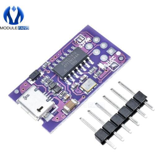 Micro USB Tiny AVR ISP ATtiny44 ATTiny45 ATTiny85 USBTinyISP Programmer Module For Arduino IDE Bootloader ISP Microcontroller 5V
