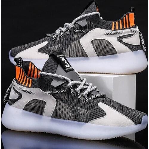 New 2020 Men Running Shoes Breathable Outdoor Sports Shoes Lightweight Sneakers for Women Comfortable Athletic Training Footwear