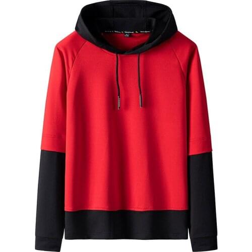 New Spring Autumn Men Hoodies Sweatshirt Patchwork Male Korean Casual hip-hop college style Fashion Brand Print Harajuku Blouse