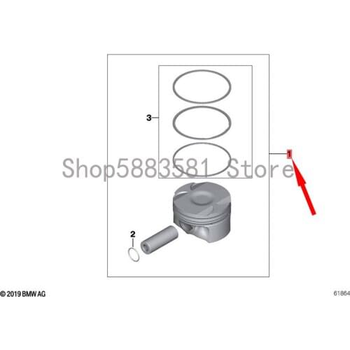 CAR piston bm wE63 630I E60 525I N52 E61 530I engine piston ring engine overhaul piston connecting rod assembly engine overhaul