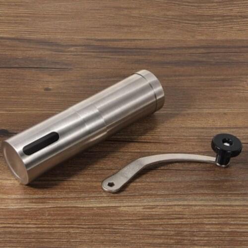 Portable Manual Coffee Grinder Stainless Steel Adjustable Conical Burr Grinder