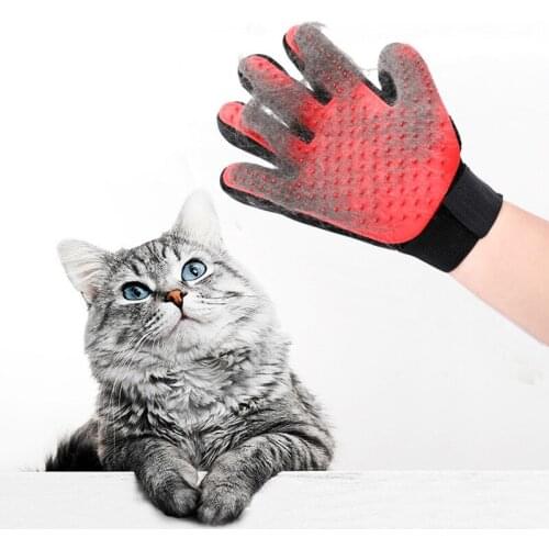 Silicone Pet Grooming Glove for Cats Hair Brush Comb Cleaning Deshedding Pets Products for Cat Dog Removal Hairbrush for Animals