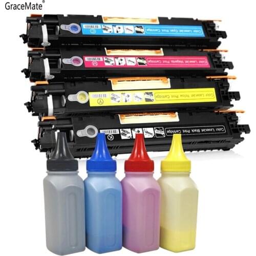 CE310 CE310A -313A 126A 126 Compatible Color Toner Cartridge Powder for HP LaserJet Pro CP1025 M275 100 Color MFP M175a M175nw