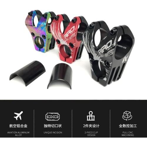 Bike Super Light 0 Degree Raised DH AM Enduro 28.6mm Steerer Mountain Bike 50mm Rod CNC 35mm 31.8mm Handlebar