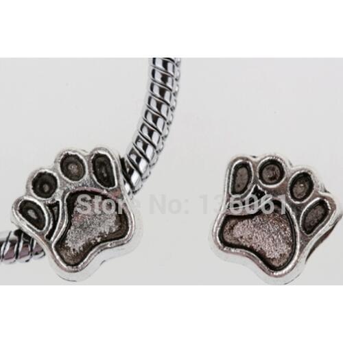 Vintage Silvers Dog Palm Print Tortoise Bike Peace Sign Heart Owl Stars Elephant Girls Spacers Bead For Bracelets Jewelry X231