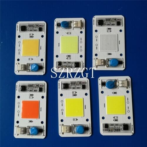 Dimmable LED COB Lamp Chip 50W AC110V 220V Input Smart IC Driver Fit For DIY LED Floodlight Spotlight LED