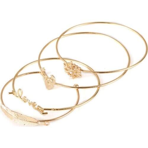 Women Girl Alloy Elegant Bracelet Fashion Hand Chain Wedding Party Jewelry fashionable individual package