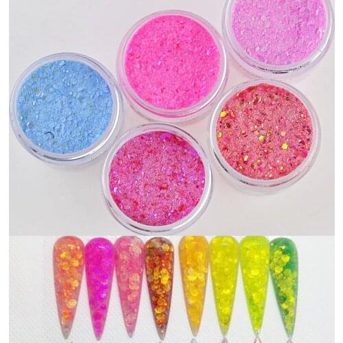 1oz Acrylic Powder Professional Nail System Dust Mix Glitter Acrylics Powder Carving Nail DIY Polymer Tip Extension Design H