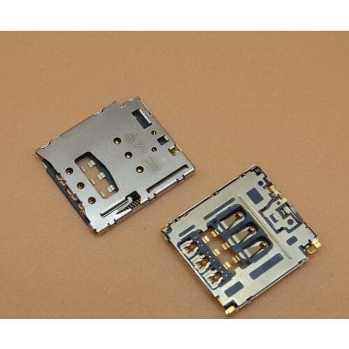 10pcs/lot For Sony Xperia M2 S50h D2303 D2305 D2306 T3 M50w D5102 D5103 Sim Card Slot Tray Holder Socket Connector Repair Part