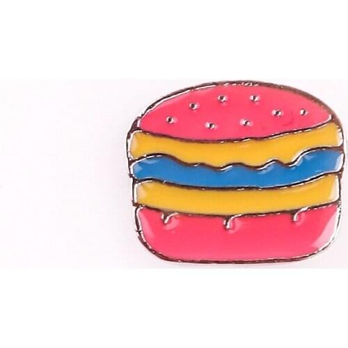 20pcs/lot hamburger food shape floating charms for living memory glass floating locket charms DIY jewelry