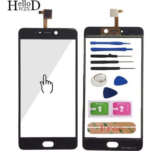 5.5'' Mobile Phone Touch Screen For Leagoo T5 Touch Screen Digitizer Panel Front Glass Capacitive Lens Sensor Tools Adhesive