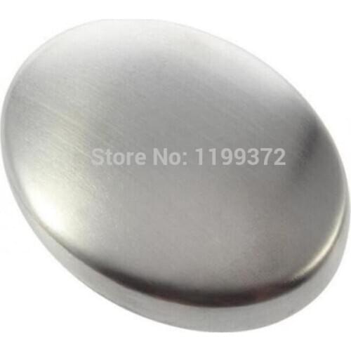 50pcs Soap Stainless Steel Kitchen Bar Odor Remover Garlic Deodorize Bar Eliminating Odor Remover with Holder Gadget Tool Tools