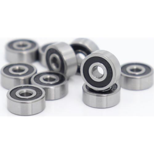 623RS Bearing ABEC-1 3x10x4 mm ( 10 Pcs ) Miniature 623-2RS Ball Bearings 623 RS 2RS Bearing
