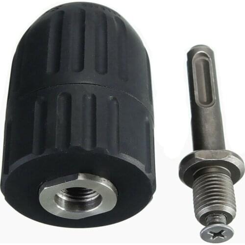 1/2"-20UNF Pro HSS 13mm Precise Keyless Drill Chuck Converter Thread Quick Change SDS Adapter Accessories