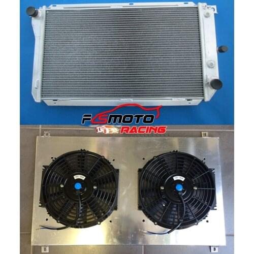 FOR Ford EF EF2 EL NF NL DF DL FALCON fairline 3 ROW Aluminum radiator & Shroud & fan