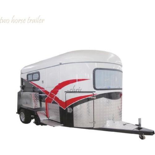 Australia standard horse trailer sales HSL-2S and HSL-2D 2 horse straight load float horse trailer for sale