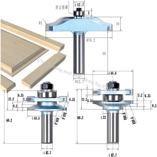 Bakelite milling trimming machine engraving machine multi arc door core wire cutter woodworking milling cutters Free shipping